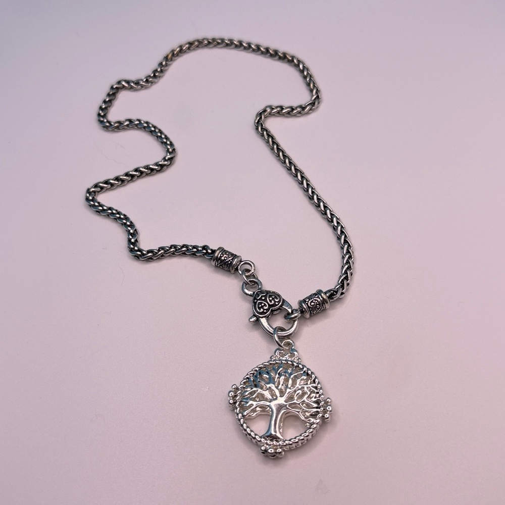 Silver Tree of Life Pendant Necklace